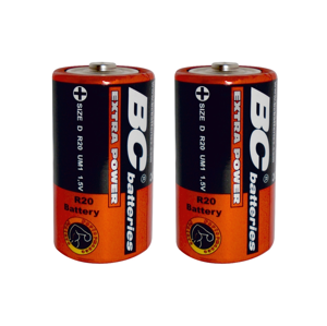 2 ks Zinkochloridová batéria EXTRA POWER D 1,5V