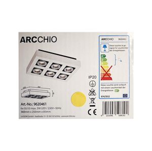 Arcchio Arcchio - Bodové svietidlo VINCE 6xGU10/10W/230V