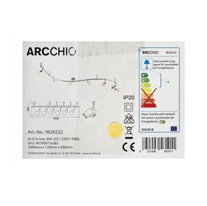 Arcchio Arcchio - LED Bodové svietidlo PEETZ 6xE14/4W/230V