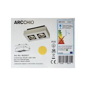 Arcchio Arcchio - LED Bodové svietidlo VINCE 2xGU10/5W/230V