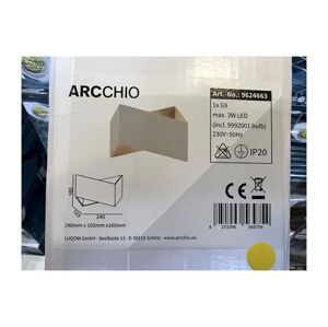 Arcchio Arcchio - LED Nástenné svietidlo ASSONA 1xG9/3W/230V