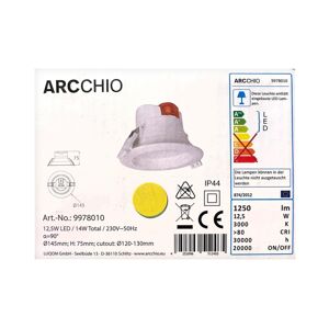 Arcchio Arcchio - LED Podhľadové svietidlo ARIAN LED/12,5W/230V
