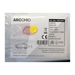 Arcchio Arcchio - LED RGBW Stmievateľné stropné svietidlo BRENDA LED/30W/230V + DO
