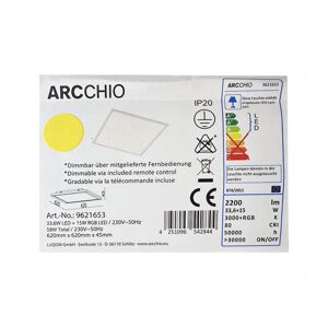 Arcchio Arcchio - LED RGBW Stmievateľné svietidlo TINUS LED/33,6W/230V + LED/15W/230V + DO
