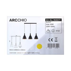Arcchio Arcchio - Luster na lanku ARTHURIA 3xE27/60W/230V