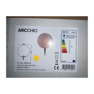 Arcchio Arcchio - Vonkajšie dekoračné svietidlo SENADIN 1xE27/60W/230V IP54