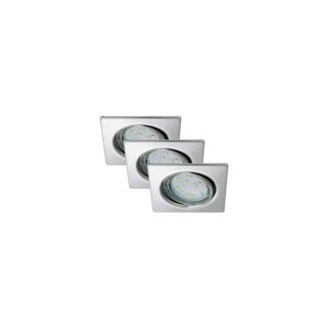 Briloner Briloner 7230-038 - SADA 3x LED Kúpeľňové podhľadové svietidlo 1xGU10/3W/230V