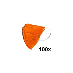 IMobily Detský respirátor FFP2 NR Kids oranžová 100ks