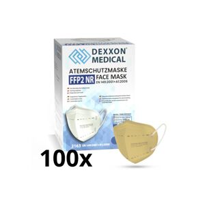 IMobily DEXXON MEDICAL Respirátor FFP2 NR béžová 100ks