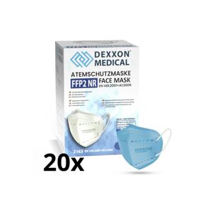 DEXXON MEDICAL Respirátor FFP2 NR Pacific blue 20ks