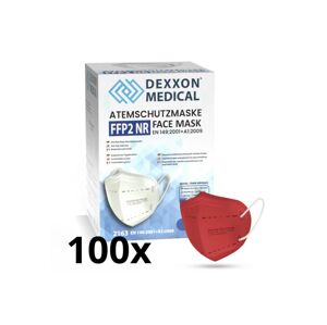 DEXXON MEDICAL Respirátor FFP2 NR Red 100ks