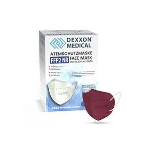 DEXXON MEDICAL Respirátor FFP2 NR vínová 1ks