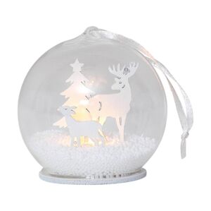 Eglo Eglo 410393 - LED Vianočná dekorácia FAUNA 1xLED/0,03W/1xCR2032 biela