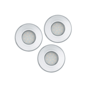 Eglo Eglo 93219 - SADA 3x LED kúpeľňové podhľadové svietidlo IGOA 3xGU10-LED/5W/230V