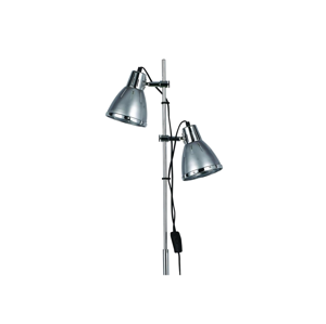 Ideal Lux - Stojacia lampa 2xE27/60W/230V strieborná