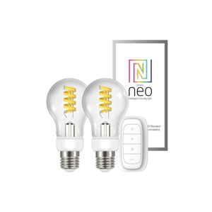 Neo - SADA 2x LED Stmievateľná žiarovka FILAMENT E27/5W/230V 2700-6000K + DO