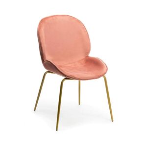 HowHomely Jedálenská stolička LORI 82,5x49 cm ružová