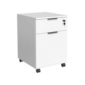 Adore Furniture Kancelárský kontajner 61x41 cm biela