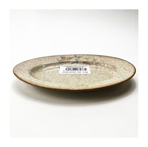 Keramický oválny tanier s motívom listu