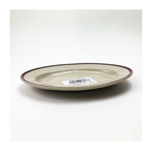 Keramický oválny tanier s priemerom 24 cm - Vitrál