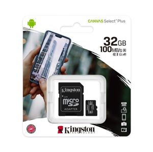 Kingston Kingston SDCS2/32GB - MicroSDHC 32GB Canvas Select Plus U1 100MB/s + SD adaptér