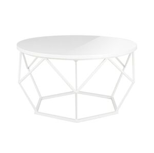 HowHomely Konferenčný stolík DIAMOND 40x70 cm biela