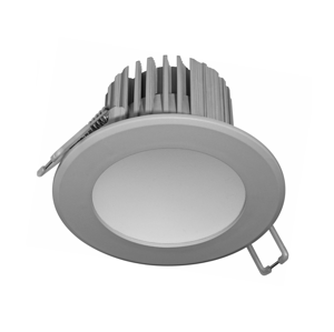 LED Kúpeľňové podhľadové svietidlo LED/7W/230V 4000K šedá IP44