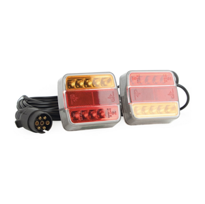 KT Trade LED Pozičné svietidlo MAGNET LED/2,6W/12V IP67 červená/oranžová