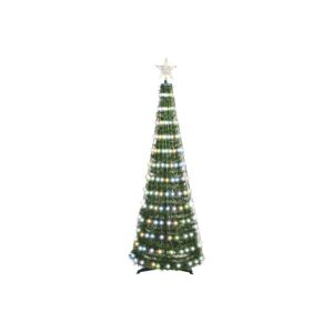 LED RGB Vianoční stromček so sveteľnou reťazou 304xLED/16 módov 1,8m + DO