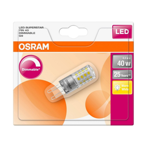 Osram LED Stmievateľná žiarovka G9/4,4W/230V 2700K