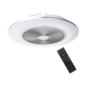 LED Stmievateľné stropné svietidlo s látorom ARIA LED/38W/230V strieborná + DO