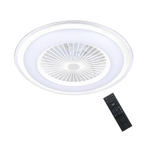 LED Stmievateľné stropné svietidlo s látorom ZONDA LED/48W/230V biela + DO