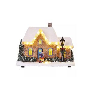 DCLW14 LED vánoční domek 20,5 cm 3x AA vnitřní teplá bílá
