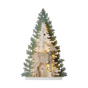 EMOS LED Vianočná dekorácia TREES 10xLED/0,36W/3V