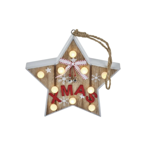 EMOS LED Vianočná dekorácia XMAS 10xLED/0,6W/2xAAA
