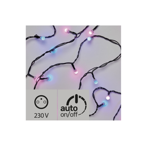 EMOS LED Vonkajšia vianočná reťaz TIMER 40xLED/3,6W/230V IP44 4 m