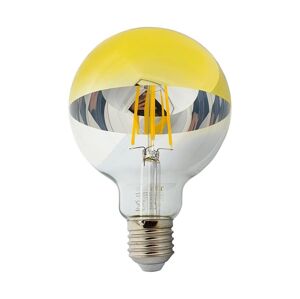 LED Žiarovka DECOR MIRROR G95 E27/8W/230V zlatá 4200K