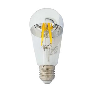 LED Žiarovka DECOR MIRROR ST64 E27/8W/230V strieborná 4200K
