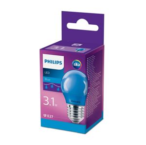 Philips LED Žiarovka  Philips P45 E27/3,1W/230V modrá
