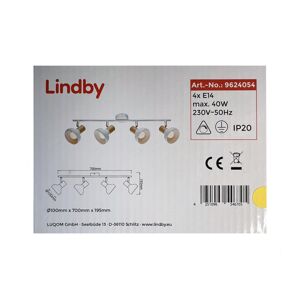 Lindby Lindby - Bodové svietidlo FRIDOLIN 4xE14/40W/230V