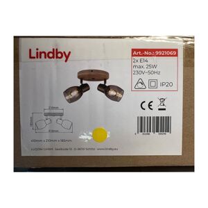 Lindby Lindby - Bodové svietidlo INESKA 2xE14/25W/230V