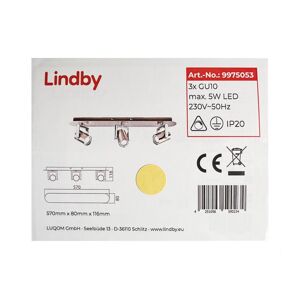 Lindby Lindby - Bodové svietidlo REINA 3xGU10/5W/230V