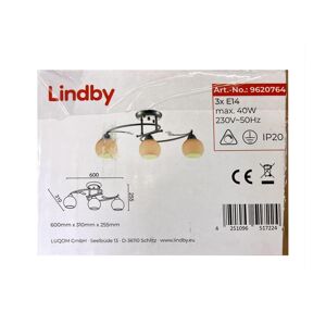 Lindby Lindby - Bodové svietidlo SVEAN 3xE14/40W/230V