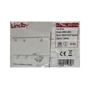 Lindby Lindby - Bodové svietidlo v lištovom systéme JEANIT 4xE14/4,5W/230V