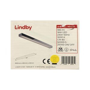 Lindby Lindby - LED Kúpeľňové nástenné svietidlo LAYAN LED/18W/230V IP44