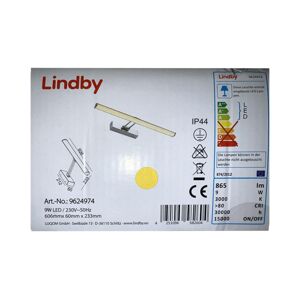 Lindby Lindby - LED Kúpeľňové osvetlenie zrkadla SANYA LED/9W/230V IP44