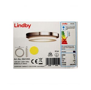 Lindby Lindby - LED Kúpeľňové stropné svietidlo CORDULA LED/15W/230V IP44