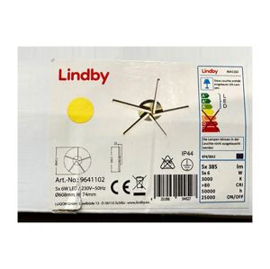 Lindby Lindby - LED Kúpeľňový prisadený luster PATRIK 5xLED/6,7W/230 IP44