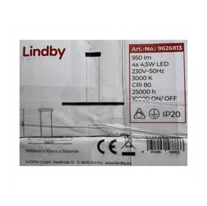 Lindby Lindby - LED Luster na lanku SOLVINA 4xLED/4,5W/230V