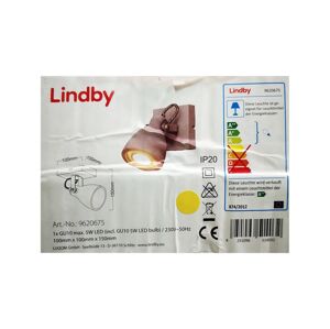 Lindby Lindby - LED Nástenné bodové svietidlo KADIGA 1xGU10/5W/230V betón